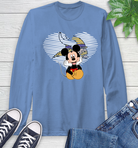 NFL Minnesota Vikings The Heart Mickey Mouse Disney Football T Shirt_000 Long Sleeve T-Shirt 12