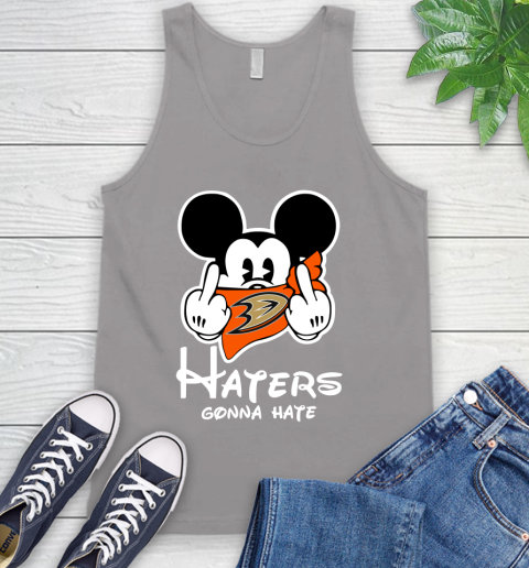 NHL Anaheim Ducks Haters Gonna Hate Mickey Mouse Disney Hockey T Shirt Tank Top 3