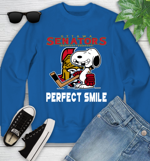 NHL New York Rangers Snoopy Perfect Smile The Peanuts Movie Hockey T Shirt Youth Sweatshirt 7