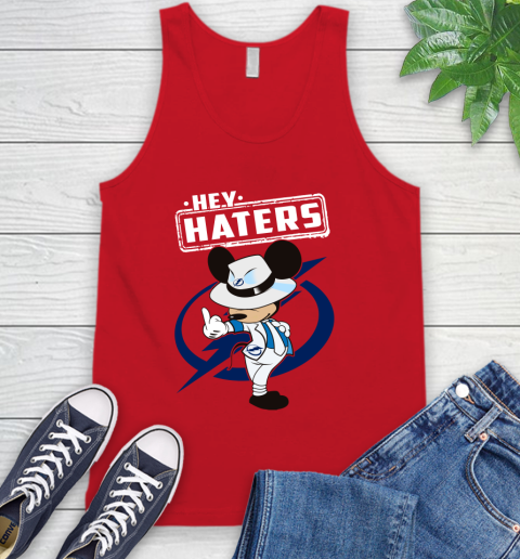 NHL Hey Haters Mickey Hockey Sports Tampa Bay Lightning Tank Top 5