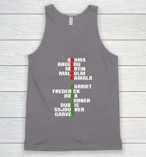 Obama Angelou Inspirational African Black History Month Tank Top 5