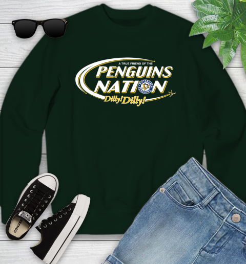 NHL A True Friend Of The Pittsburgh Penguins Dilly Dilly Hockey Sports Youth Sweatshirt 9