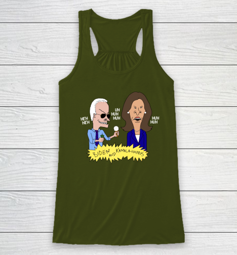 Biden Beavis Shirt Anti Biden and Kamala Harris Racerback Tank 2