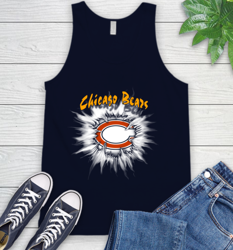 Chicago Bears NFL Football Adoring Fan Rip Sports Tank Top 2