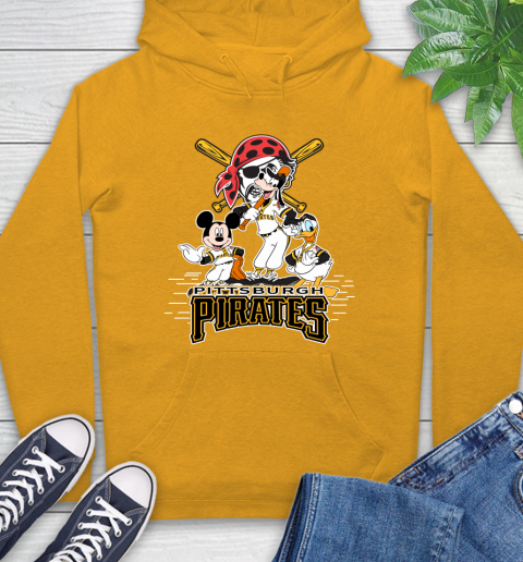 MLB Pittsburgh Pirates Mickey Mouse Donald Duck Goofy Baseball T Shirt Hoodie 2