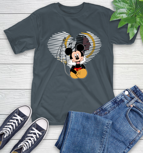 NFL Washington Redskins The Heart Mickey Mouse Disney Football T Shirt_000 T-Shirt 10