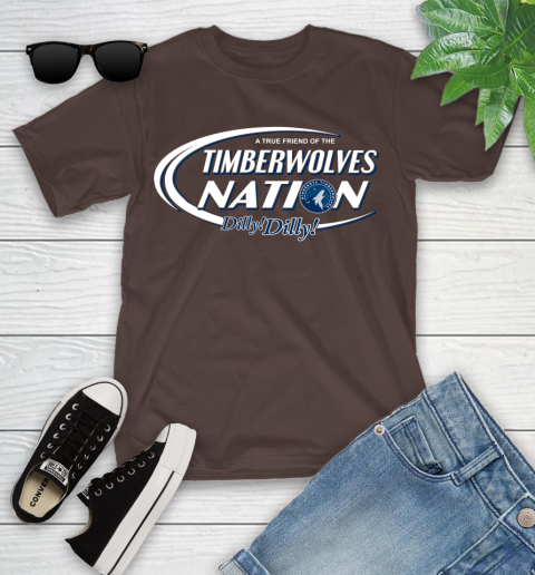 NBA A True Friend Of The Minnesota Timberwolves Dilly Dilly Basketball Sports Youth T-Shirt 7