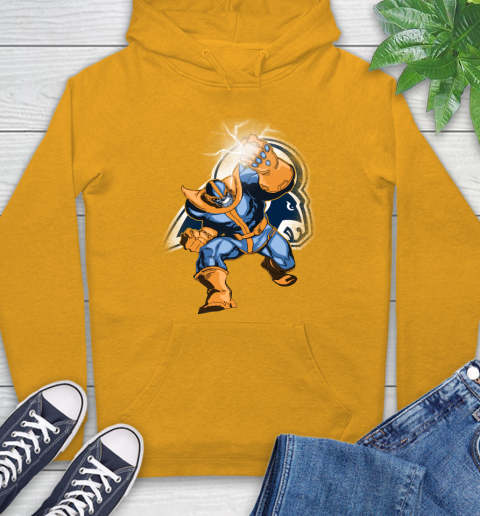 Los Angeles Rams NFL Football Thanos Avengers Infinity War Marvel Hoodie 2