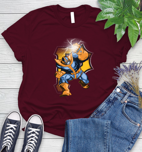 Pittsburgh Pirates MLB Baseball Thanos Avengers Infinity War Marvel Women's T-Shirt 7