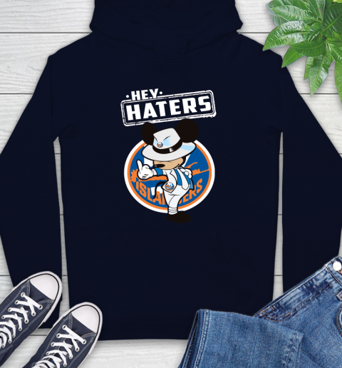 NHL Hey Haters Mickey Hockey Sports New York Islanders Hoodie 3