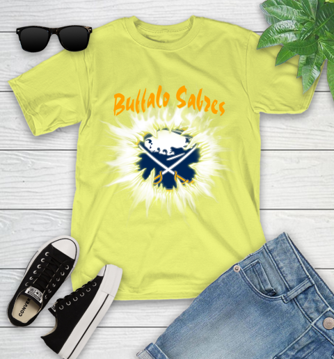 Buffalo Sabres NHL Hockey Adoring Fan Rip Sports Youth T-Shirt 10