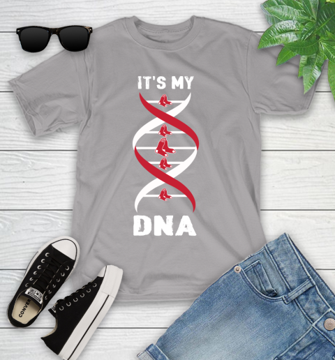 Boston Red Sox MLB Baseball It's My DNA Sports Youth T-Shirt 4