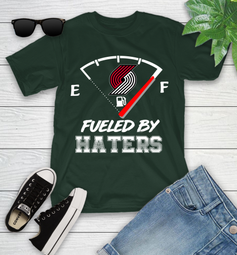 Portland Trail Blazers NBA Basketball Fueled By Haters Sports Youth T-Shirt 5