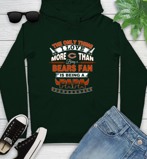 NFL The Only Thing I Love More Than Being A Chicago Bears Fan Is Being A Papa Football Youth Hoodie 14