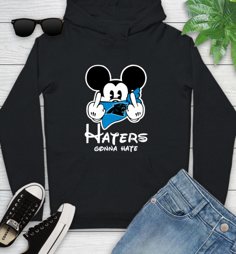 NFL Carolina Panthers Haters Gonna Hate Mickey Mouse Disney Football T Shirt_000 Youth Hoodie