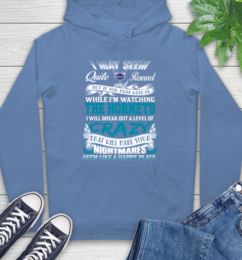 Charlotte Hornets NBA Basketball Don't Mess With Me While I'm Watching My Team Hoodie 11