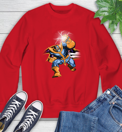 Baltimore Ravens NFL Football Thanos Avengers Infinity War Marvel Sweatshirt 10
