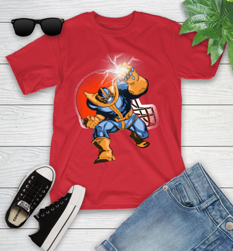 Cleveland Browns NFL Football Thanos Avengers Infinity War Marvel Youth T-Shirt 13