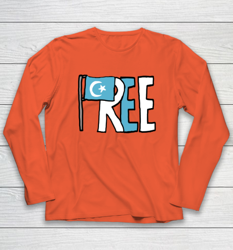 Free the Uyghurs Support Uighur Long Sleeve T-Shirt 3