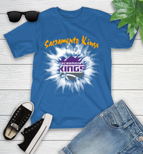 Sacramento Kings NBA Basketball Rip Sports Youth T-Shirt 12