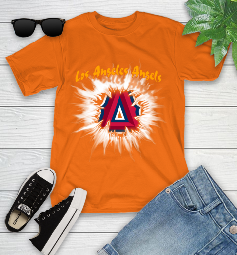 Los Angeles Angels MLB Baseball Adoring Fan Rip Sports Youth T-Shirt 9