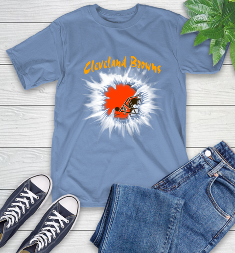 Cleveland Browns NFL Football Adoring Fan Rip Sports T-Shirt 12