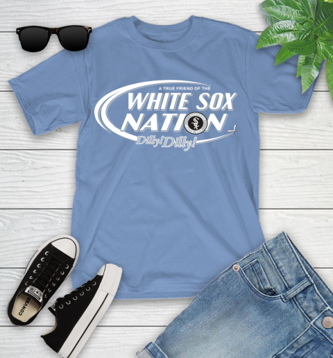 MLB A True Friend Of The Chicago White Sox Dilly Dilly Baseball Sports Youth T-Shirt 15