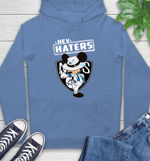 NBA Hey Haters Mickey Basketball Sports Brooklyn Nets Hoodie 11