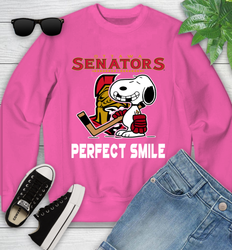 NHL New York Rangers Snoopy Perfect Smile The Peanuts Movie Hockey T Shirt Youth Sweatshirt 6