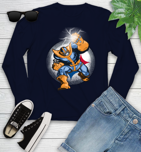 Pittsburgh Steelers NFL Football Thanos Avengers Infinity War Marvel Youth Long Sleeve 2