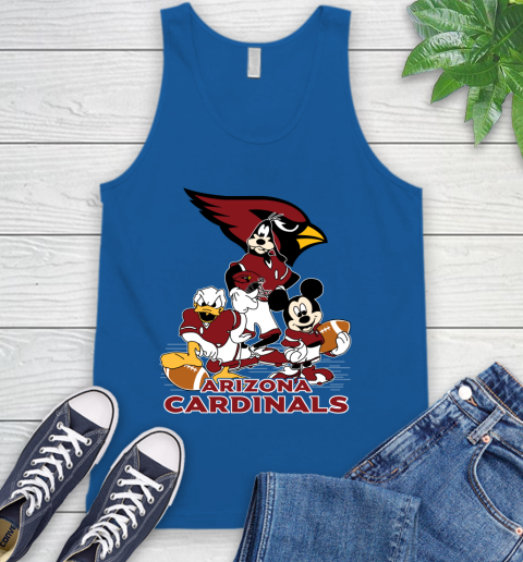 NFL Arizona Cardinals Mickey Mouse Donald Duck Goofy Football Shirt Tank Top 4