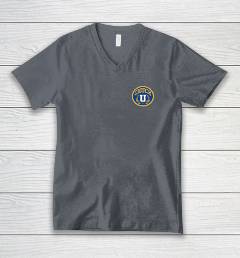Chuck U Shirt Charles Barkley Chuck University V-Neck T-Shirt 3