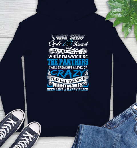 Carolina Panthers NFL Football Don't Mess With Me While I'm Watching My Team Hoodie 3