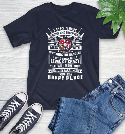 Texas Rangers MLB Baseball Don't Mess With Me While I'm Watching My Team Sports T-Shirt 3