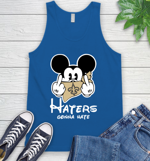 NFL New Orleans Saints Haters Gonna Hate Mickey Mouse Disney Football T Shirt Tank Top 4