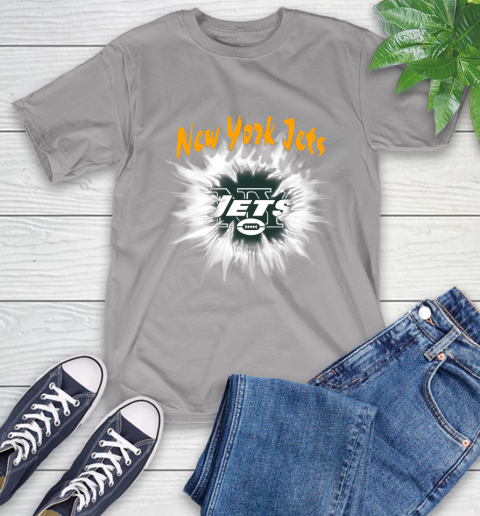 New York Jets NFL Football Adoring Fan Rip Sports T-Shirt 6