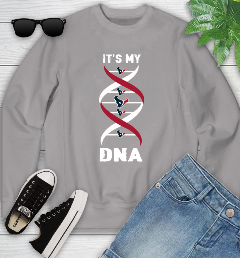 Houston Texans NFL Football It's My DNA Sports Youth Sweatshirt 3