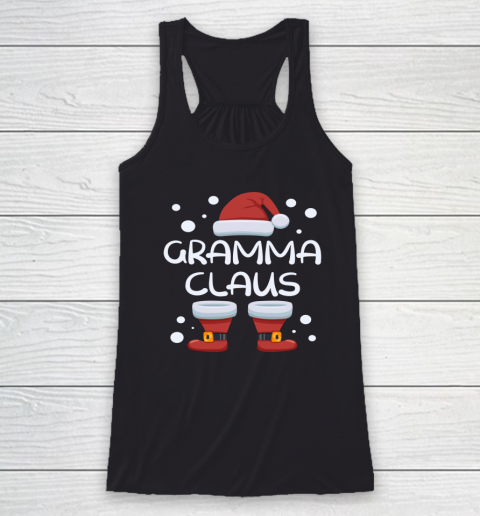 Gramma Claus Happy Christmas Pajama Family Matching Xmas Racerback Tank