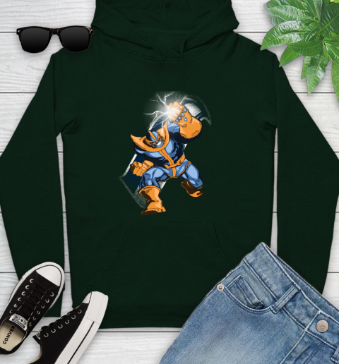 Seattle Seahawks NFL Football Thanos Avengers Infinity War Marvel Youth Hoodie 14