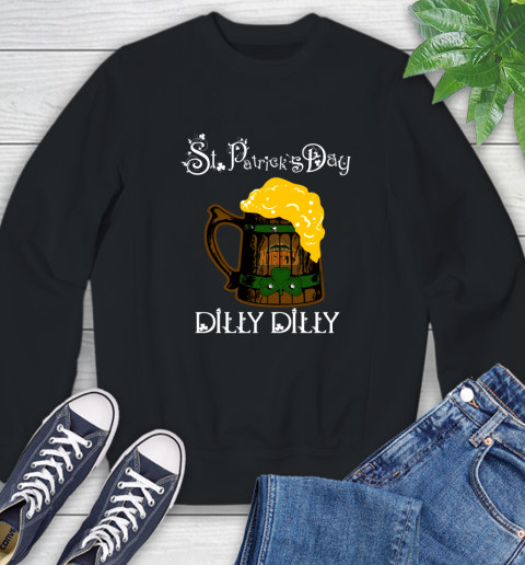 NBA Denver Nuggets St Patrick's Day Dilly Dilly Beer Basketball Sports Sweatshirt