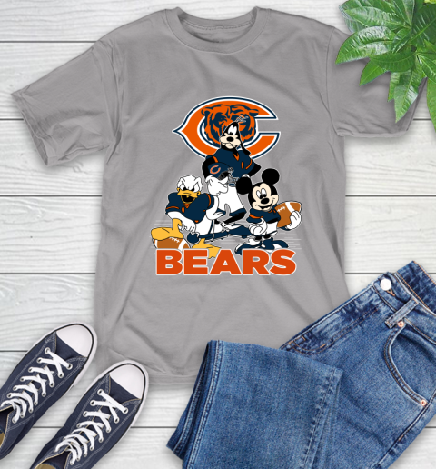 NFL Chicago Bears Mickey Mouse Donald Duck Goofy Football Shirt T-Shirt 6