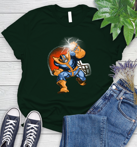 Cleveland Browns NFL Football Thanos Avengers Infinity War Marvel Women's T-Shirt 6