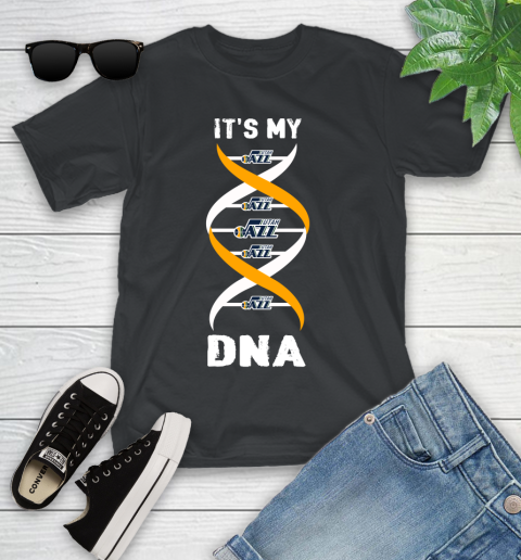 Utah Jazz NBA Basketball It's My DNA Sports Youth T-Shirt