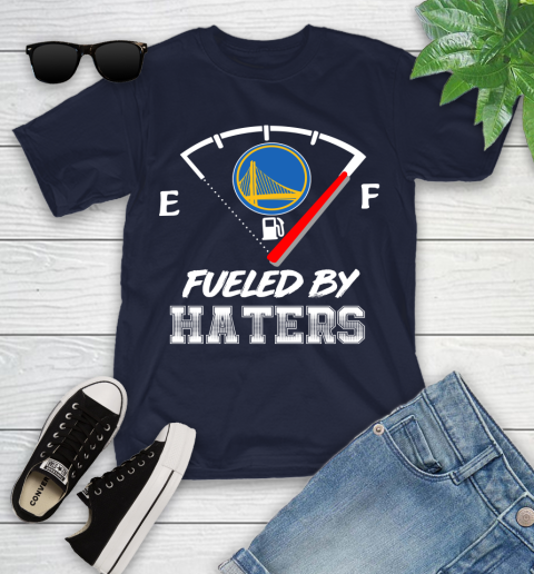 Golden State Warriors NBA Basketball Fueled By Haters Sports Youth T-Shirt 2