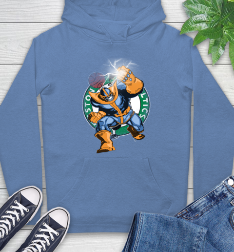 Boston Celtics NBA Basketball Thanos Avengers Infinity War Marvel Hoodie 11