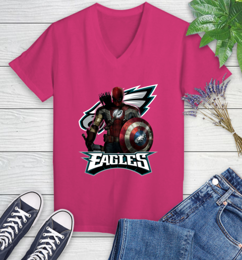 pink philadelphia eagles shirt