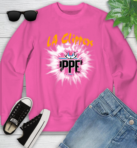 LA Clippers NBA Basketball Rip Sports Youth Sweatshirt 6