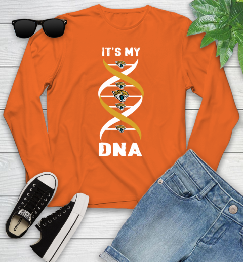 Jacksonville Jaguars NFL Football It's My DNA Sports Youth Long Sleeve 3