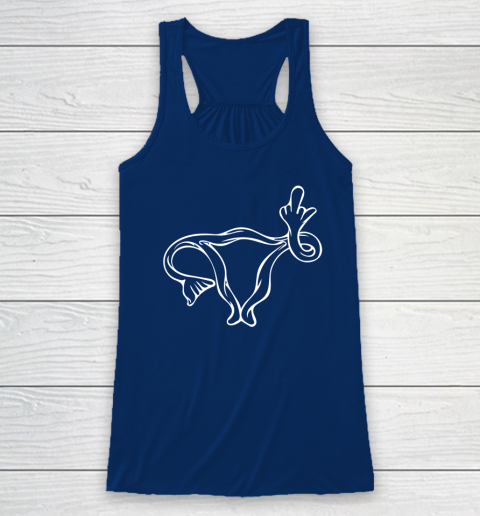 Middle Finger Uterus Racerback Tank 4