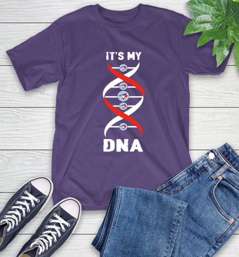 Toronto Blue Jays MLB Baseball It's My DNA Sports T-Shirt 5